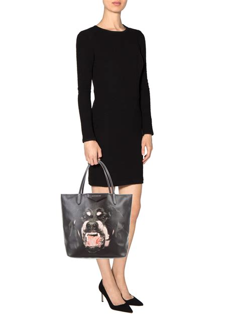 givenchy rottweiler tote small|Givenchy large tote.